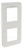 Enjoliveur 2X2 modules vertical Legrand Mosaic antimicrobien