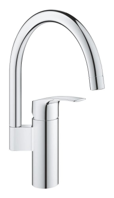 Mitigeur �vier - EUROMART - Bec tube pivotant - Chrom� - Grohe 32223003