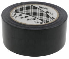 Scotch vinyle 3M 764I Noir largeur 50 mm