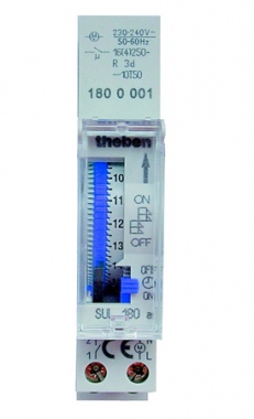 Horloge journali�re 1 contact NO Theben SUL 180 A - Blister
