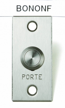 Bouton poussoir - Encastr� - Gravure porte - En inox - Aiphone BPNONF