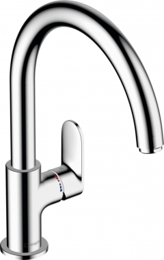 Mitigeur �vier - 210 VERNIS BLEND - M35 - Rond - Bec orientable - Chrom� - Hansgrohe 71870000
