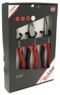 Composition de 3 pinces isol�es 1000 Volts
