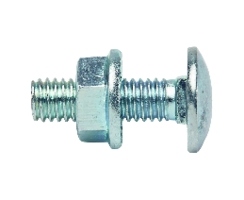 Boulon tete ronde 6 x 20 mm avec collet carr� - Par 100