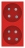 Prise de courant - 2 x 2P+T - 45D - Bornes auto - D�trompage - Rouge Schneider electric NU306103