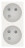 Prise de courant - Goulotte - 2 x 2P+T - 45D - Bornes auto - Blanc - Schneider electric NU306918T