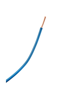 Fil Souple - H07-VK - 1 x 6 mm� - Bleu - RAL5012 - Couronne de 100 m�tres