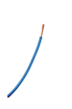 Fil Souple - H05-VK - 1 x 0.75 mm� - Bleu - RAL5015 - Couronne de 100 M�tres
