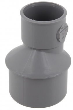 R�duction PVC - M�le / Femelle - Ext�rieure - Excentr�e - Diam�tre 50/32 mm - Nicoll UIJ2