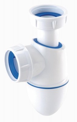 Siphon lavabo - bi mat 1 1/4 - Sortie diam�tre 40 mm - bm242 - Nicoll 0201283