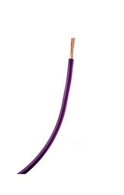 Fil Souple - H05-VK - 1 x 0.75 mm� - Violet - Couronne de 100 M�tres