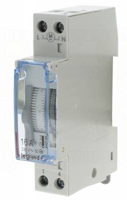 Horloge journali�re 1 contact NO - Legrand 412780