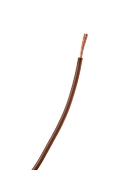 Fil Souple - H07-VK - 1 x 10 mm� - Marron - Couronne de 100 m�tres