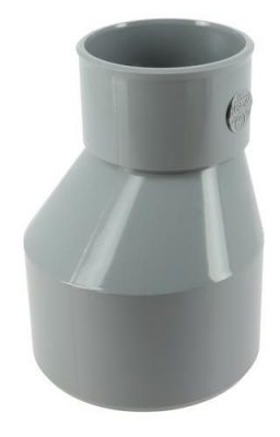 R�duction PVC - M�le / Femelle - Ext�rieure - Excentr�e - Diam�tre 100/63 mm - Nicoll UIT4