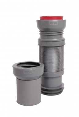 Pipe souple pour b�ti-support - Diam�tre 100 / 110 mm - Longueur 320 � 670 mm - Ceta 214-MULTIBATI