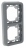 Plaque d'encastrement Plexo 2 postes vertical (composable)