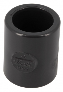 Manchon PVC pression - Femelle / Femelle - Diam�tre 25 mm - Nicoll UM25F
