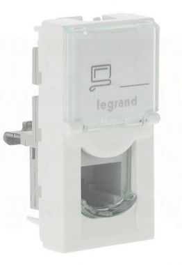 Prise t�l�phone RJ 11 1 module Legrand Mosaic