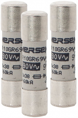 Fusible cartouche - 10 x 38 - GR - 5A - 690V - Lot de 1 - Mersen X1014573