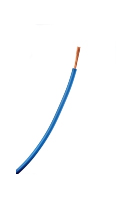 Fil Souple - H05-VK - 1 x 0.75 mm� - Bleu - RAL5015 - Couronne de 100 M�tres