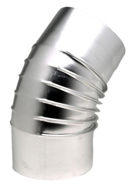Coude 45� - En Aluminium - Diam�tre 139 mm - Ten 394139