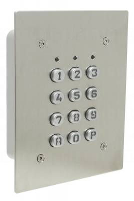 Clavier � code SU2EI encastr� en acier