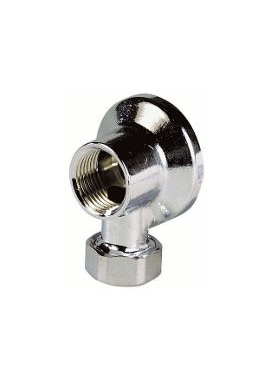 Applique - Machine � laver - 15 x 21 - En laiton - Chrom� - Avec �crou 12 mm - Altech 4071056