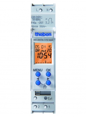 Interrupteur astronomique modulaire - 1 Contact - 1 Module - Theben 1750100