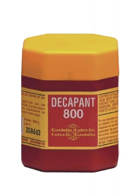 Dcapant 800 - Pour brasure cupro-phospore poudre rose en pot de 200g - Castolin 8000200P