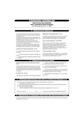 Pancarte en pvc consigne g�n�rale 350x500mm