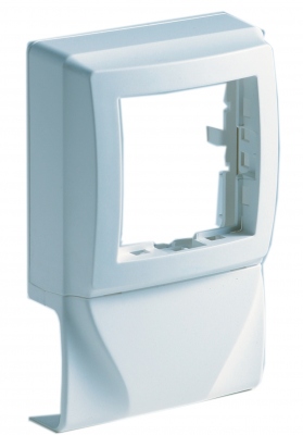 Bo�tier Applique - ALREA Moulure - 52 x 20 - blanc - Iboco 08868