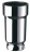Siphon urinoir - Vertical - Diam�tre 50 - avec �crou - Diam�tre 32 - Garde eau 50 mm - Delabie 771000