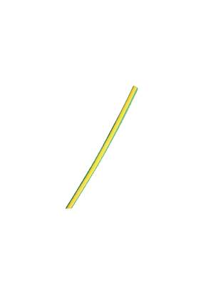 Gaine thermor�tractable verte et jaune de 24 � 8 mm