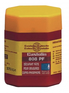 D�capant 808PF - Pour brasure cupro-phospore p�te blanche en pot de 200g - Castolin 808PF0200P