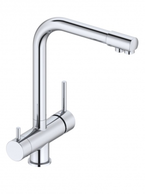 Mitigeur �vier - 3 voies - DESIGN - Chrom� - Alterna 4774220