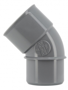 Coude PVC - M�le / Femelle - 45� - Diam�tre 40 mm - Nicoll CH4