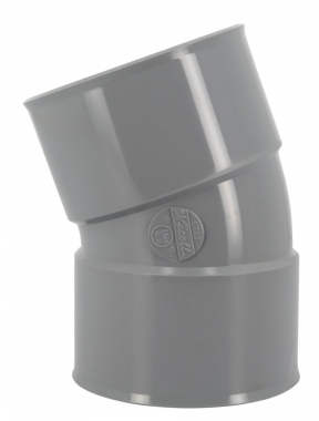 Coude PVC - Femelle / femelle - 20� - Diam�tre 100 mm - Nicoll UCT22