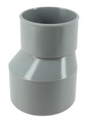 R�duction PVC - M�le / Femelle - Ext�rieure - Excentr�e - Diam�tre 100/75 mm - Nicoll UIT3