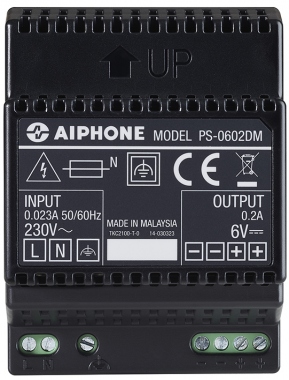 Alimentation - 6 Volts - DC - 0.2A - Aiphone PS0602DM