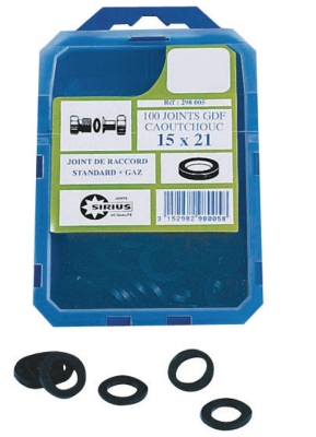 Joint caoutchouc - EPDM - Coffret de 15 cases - Gripp
