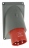 Fiche tableau inclin�e 32 Amp�res 3P+N+T IP44 rouge - Legrand Hypra 052874