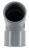 Coude PVC - Femelle / Femelle - 67�30 - Diam�tre 32 mm - Nicoll UCF66