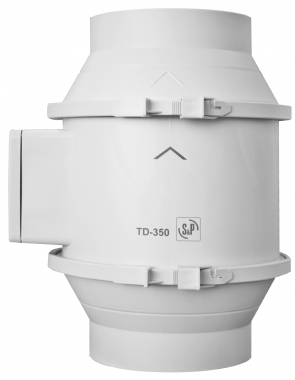 Extracteur de conduit - TD350/125 - 250/330 m3/h - 125 mm - Unelvent 25655