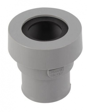 Manchette syst�me J PVC - Femelle - 30 x 32 - Pour appareil sanitaire - Nicoll MAF2J