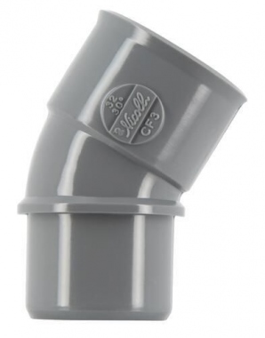 Coude PVC - M�le / Femelle - 30� - Diam�tre 32 mm - Nicoll UCF3