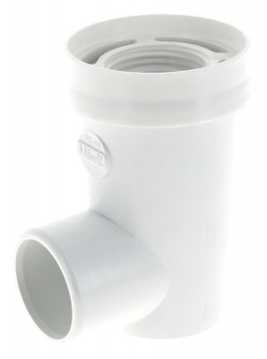 Entonnoir siphonn� - Entr�e taraud�e - 26 x 34 mm - Sortie Horizontale - Nicoll YGSFH1