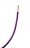 Fil Souple - H05-VK - 1 x 0.75 mm - Violet - Couronne de 100 Mtres