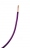 Fil Souple - H05-VK - 1 x 0.75 mm� - Violet - Couronne de 100 M�tres