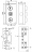 Bouton poussoir - Mont�e / Descente / Arret - IP65 - Geba KDT3VV2