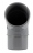Coude PVC - M�le / Femelle - 67�30 - Diam�tre 50 mm - Nicoll UCJ6